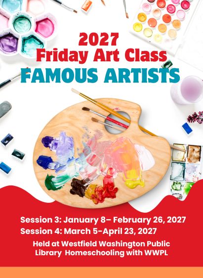 2027 Friday Art Class | Famous Artists @ WWPL