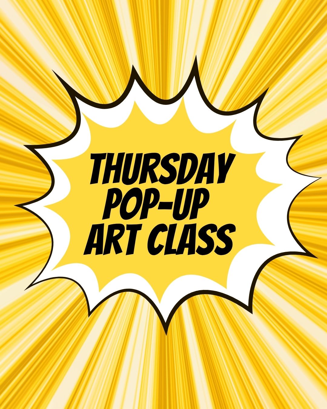 Thursday Pop Up Art Class