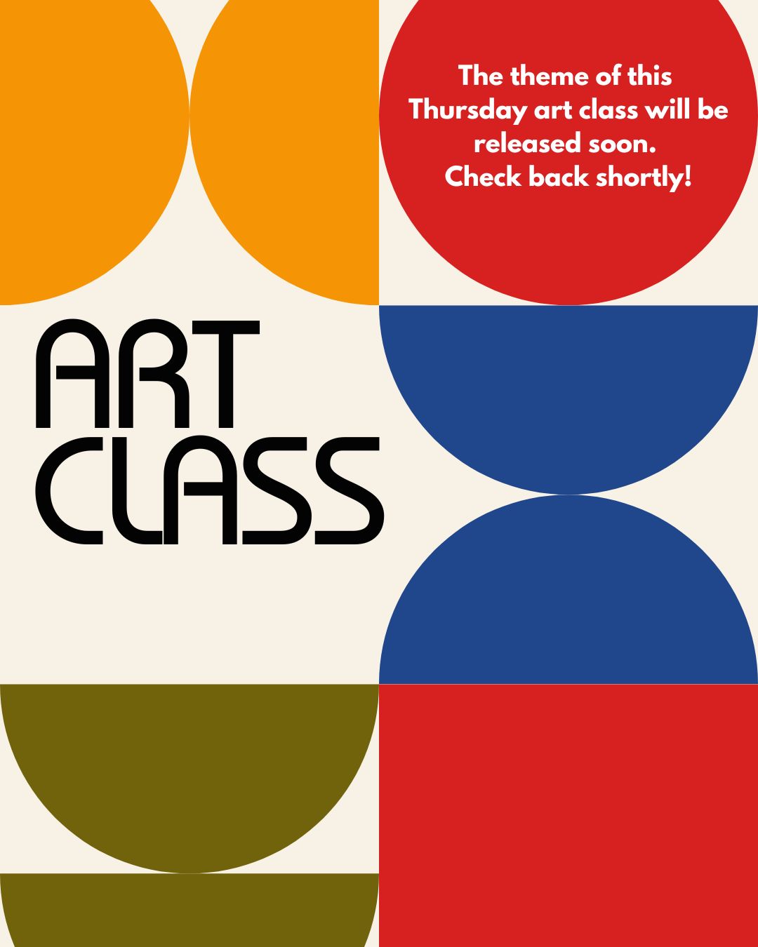 December 18: Art Class