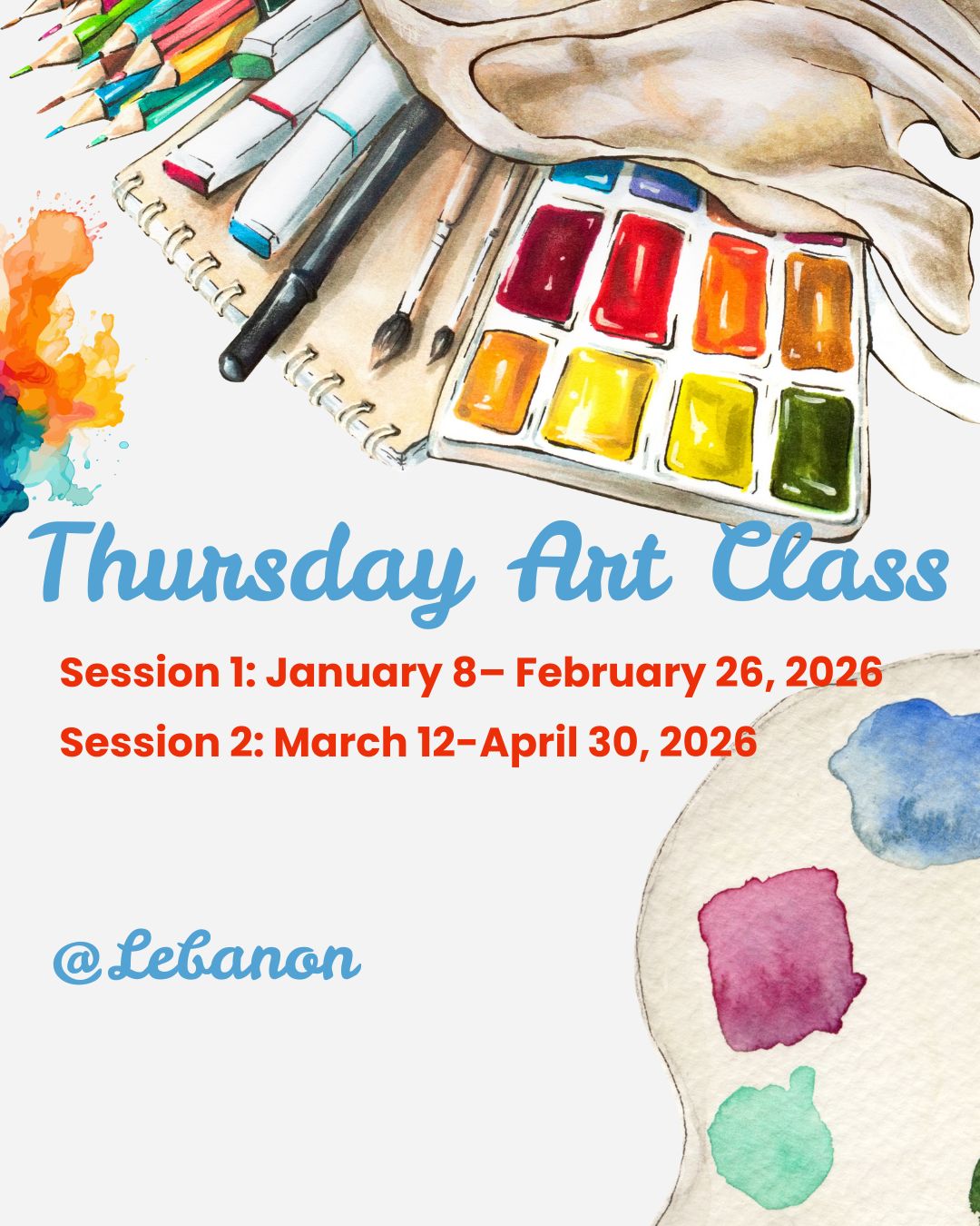 YOUTH | Thursday Art Class - Lebanon, IN
