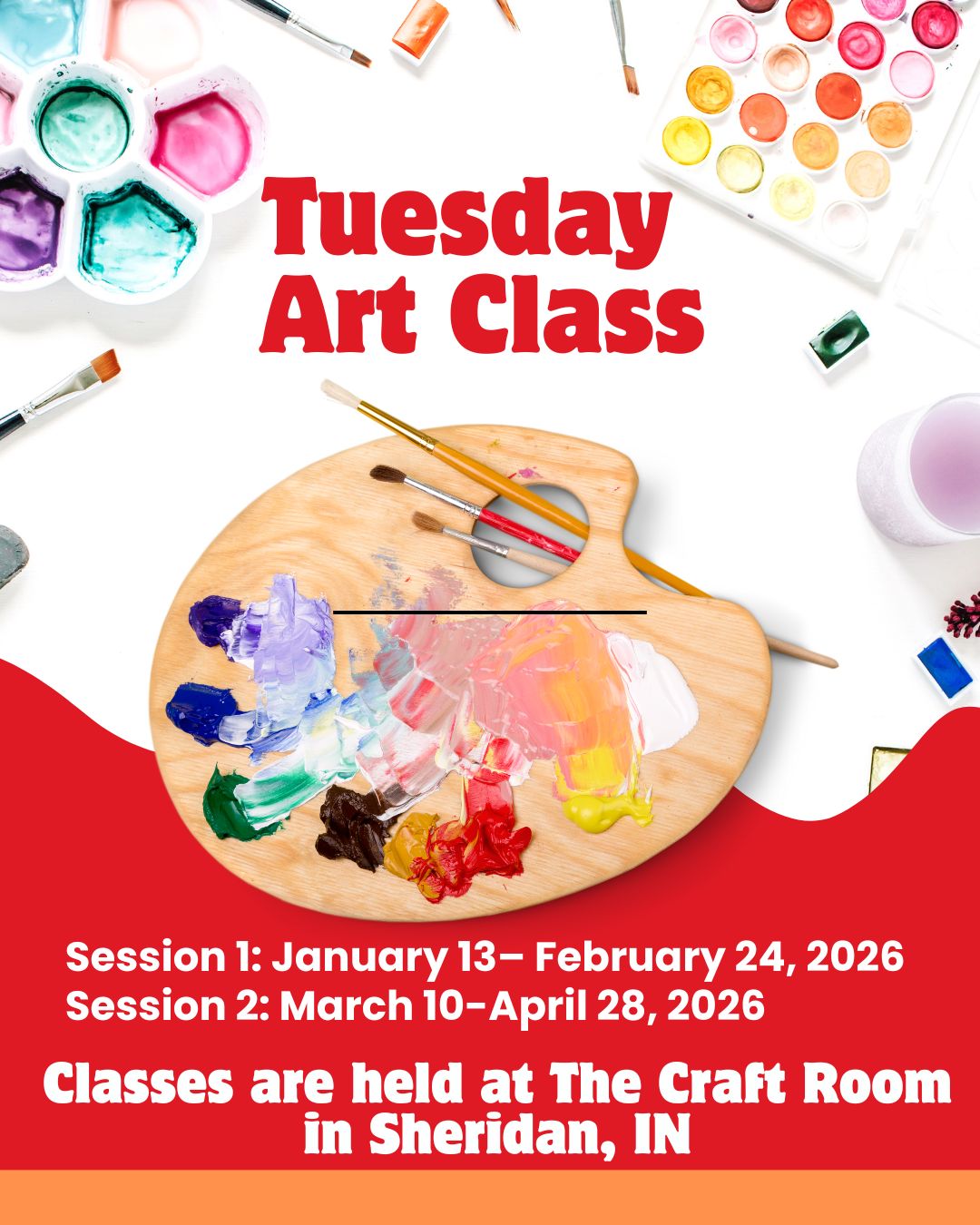 YOUTH | Tuesday Art Class@ The Craft Room - Sheridan, IN